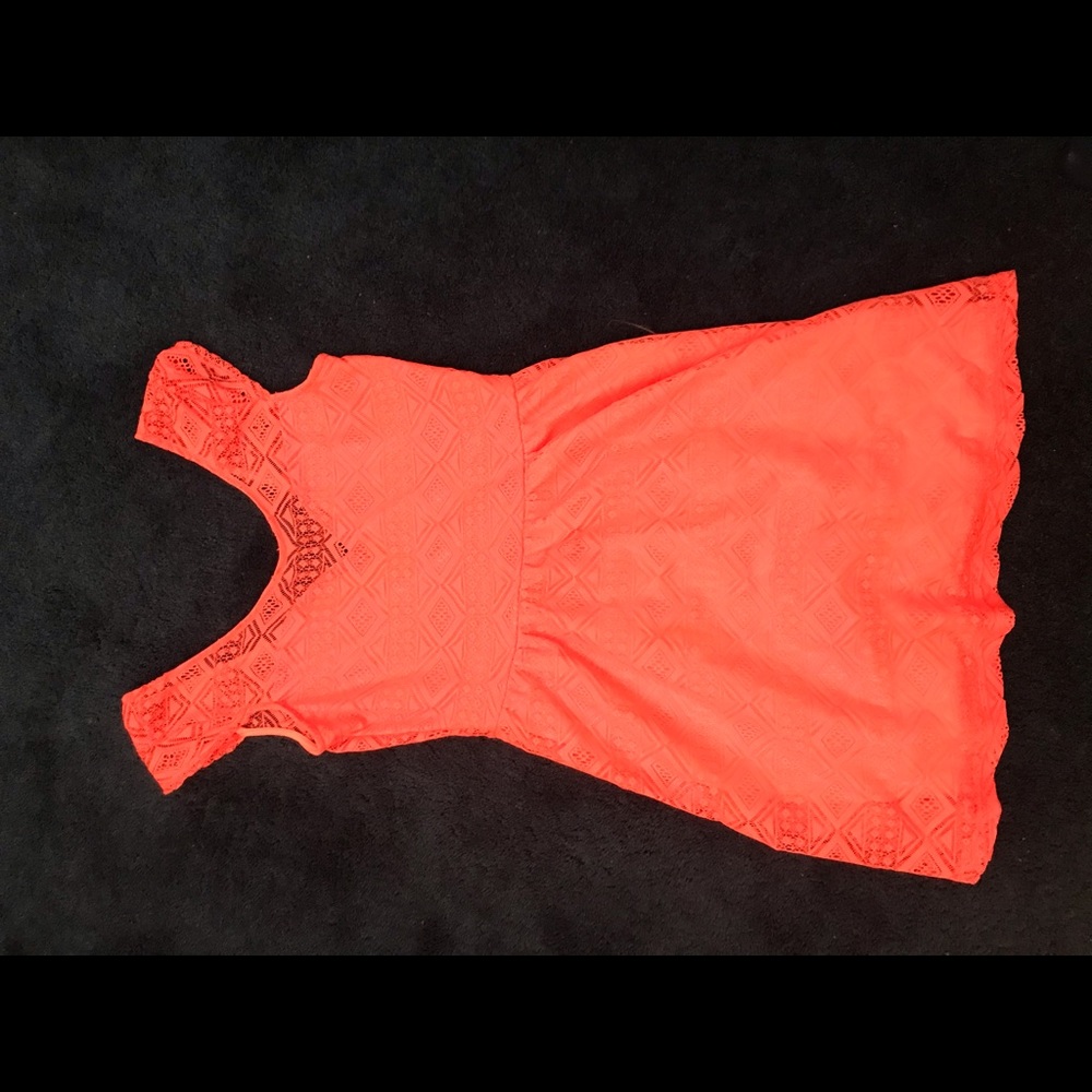 Bright pink dress